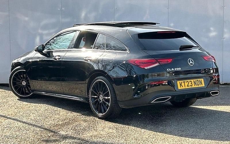 Used Mercedes CLA200 Shooting Brake AMG line 163 HP (119 kW) 2022 Black Estate