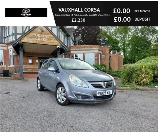 Silver Used 2009 Vauxhall Corsa Design Edition Hatchback | £2,250 (Fair price) - Image 1/1