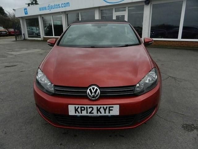 Used VW Golf Cabriolet SE 105 HP (77 kW) 2012 Red Cabriolet