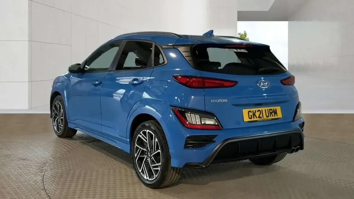 Used Hyundai Kona N Line 120 HP (88 kW) 2021 Blue SUV