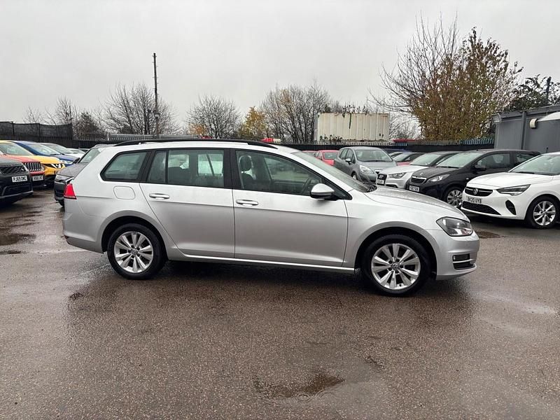 Silver Used 2014 VW Golf VII SE Estate | £6,490 (Good price) - Image 1/4