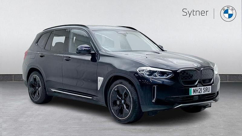 Black Used 2021 BMW iX3 Comfort Edition SUV | £25,000 (Good price) - Image 1/4