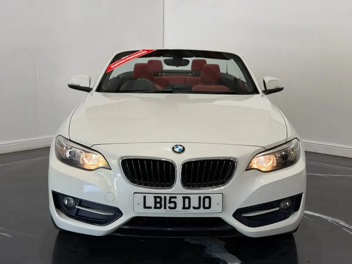 Used BMW 218 Sport Line 2015 White Cabriolet