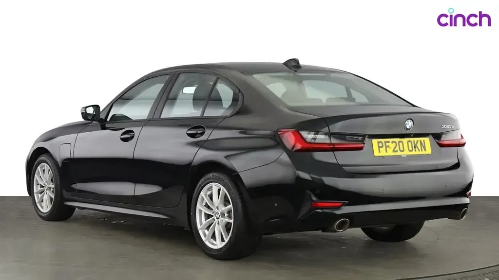 Used BMW 330e 2020 Black Sedan