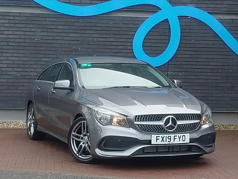 Used Mercedes CLA200 AMG line 156 HP (114 kW) 2019 Grey Estate