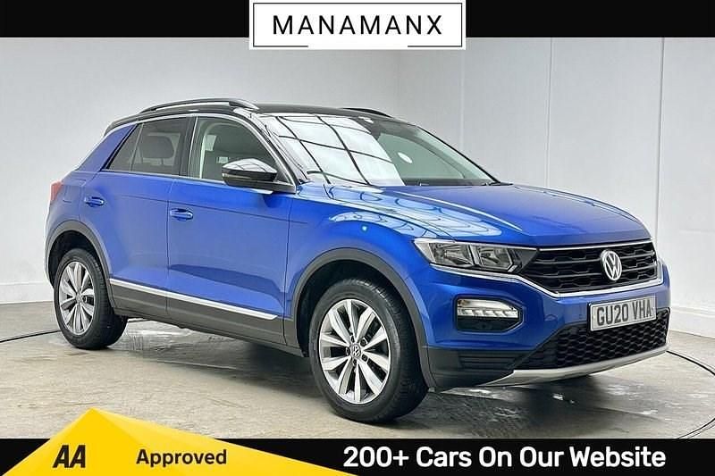 Blue Used 2020 VW T-Roc Design SUV | £14,490 (Good price) - Image 1/3