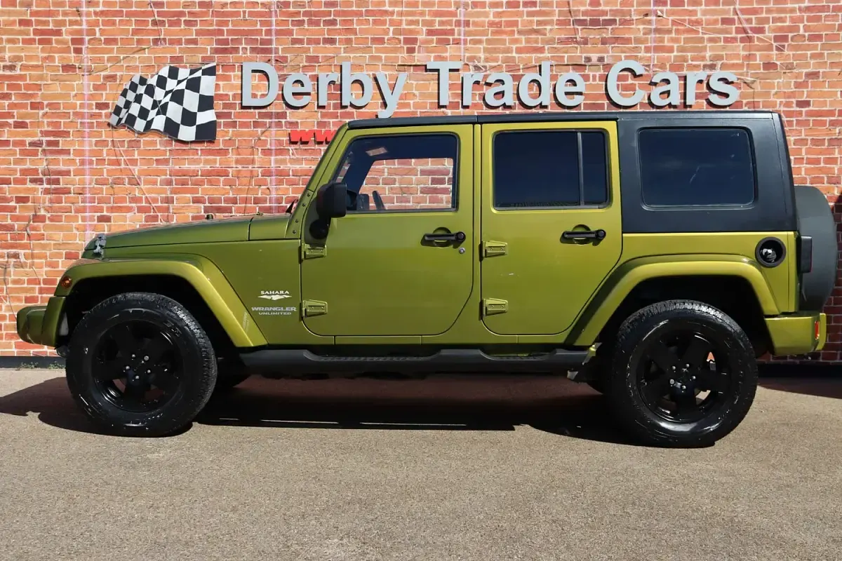 Used Jeep Wrangler Sahara 2009 Green SUV
