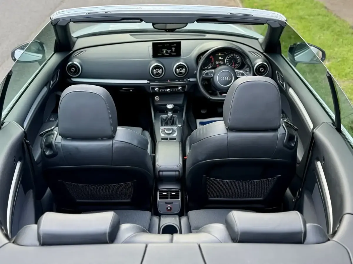 Used Audi A3 Cabriolet S-Line 150 HP (110 kW) 2014 White Cabriolet