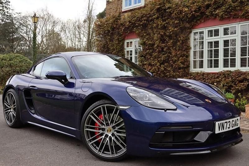 Used Porsche 718 Cayman 2023 Blue Coupe
