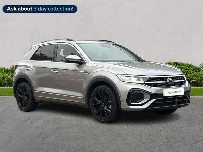 Silver Used 2023 VW T-Roc R-line SUV | £25,831 (Fair price) - Image 1/4