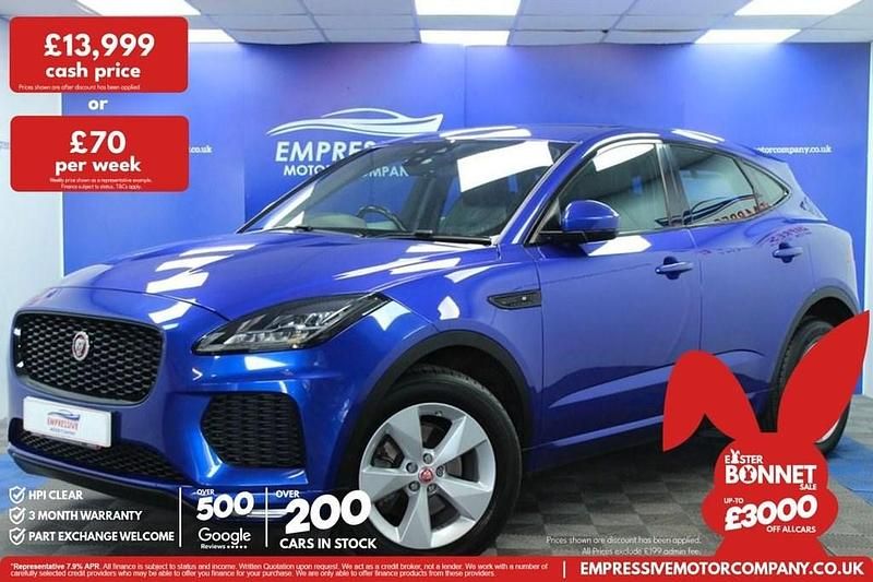 Used Jaguar E-Pace R-Dynamic 180 HP (132 kW) 2018 Blue SUV