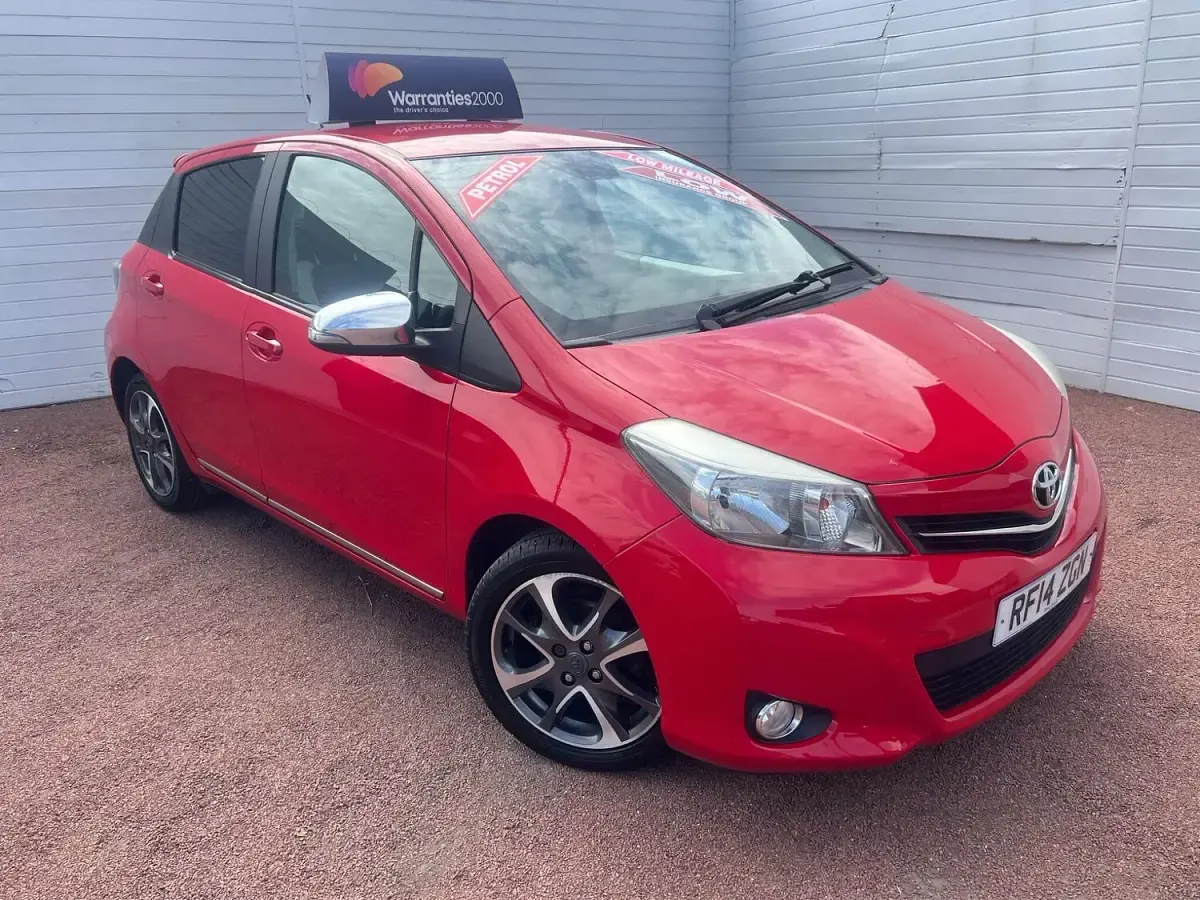Used Toyota Yaris Trend 2014 Red Hatchback