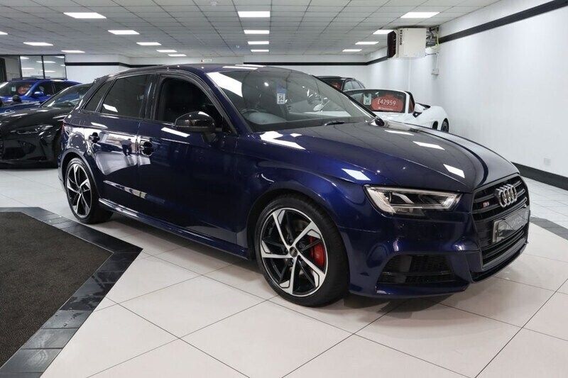Blue Used 2019 Audi S3 Black Edition Hatchback | £19,449 (Fair price) - Image 1/4
