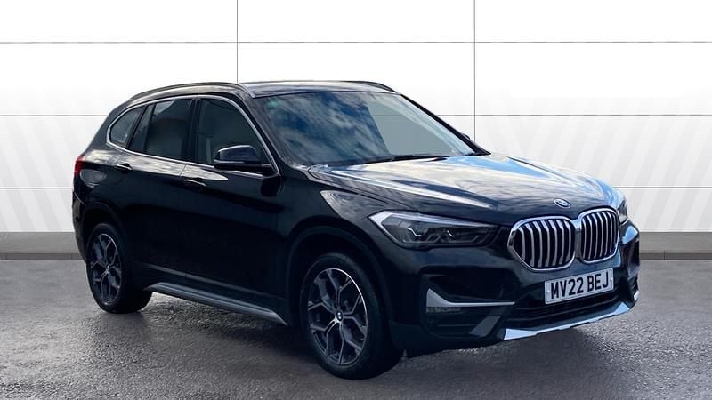 Black Used 2022 BMW X1 xLine SUV | £19,653 (Good price) - Image 1/3