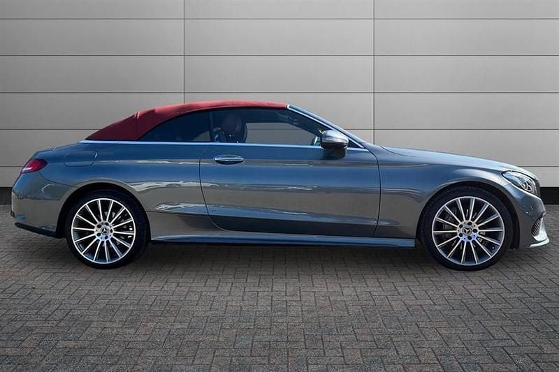 Used Mercedes C220 AMG Line Premium Plus 170 HP (125 kW) 2018 Grey Cabriolet