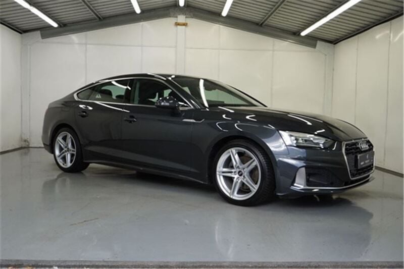 Grey Used 2021 Audi A5 Sportback Sport Hatchback | £19,995 (Good price) - Image 1/4