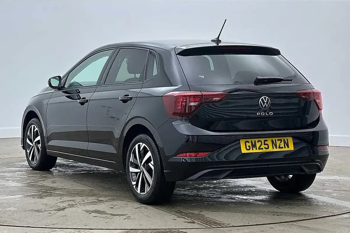 Used VW Polo Match 95 HP (69 kW) 2025 Black Hatchback