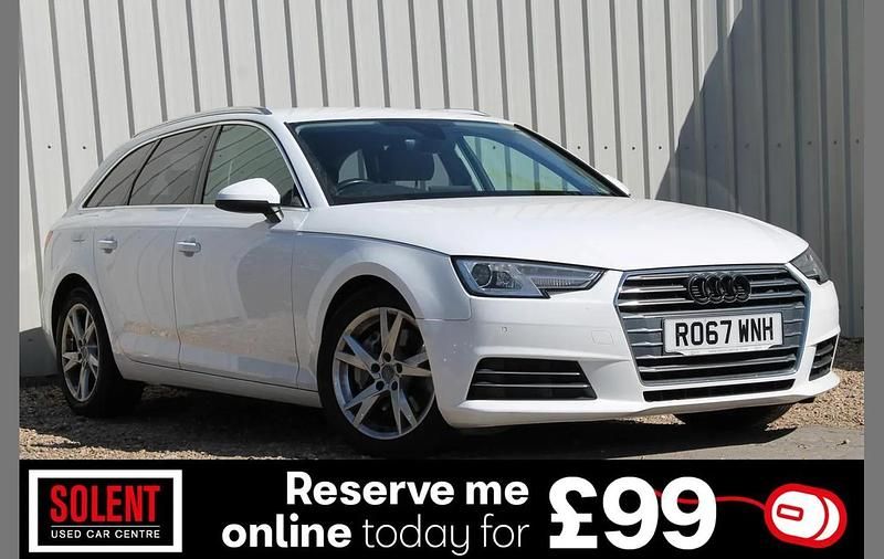 Begagnad Audi A4 Sport 187 HK (137 kW) 2017 Vit Kombi