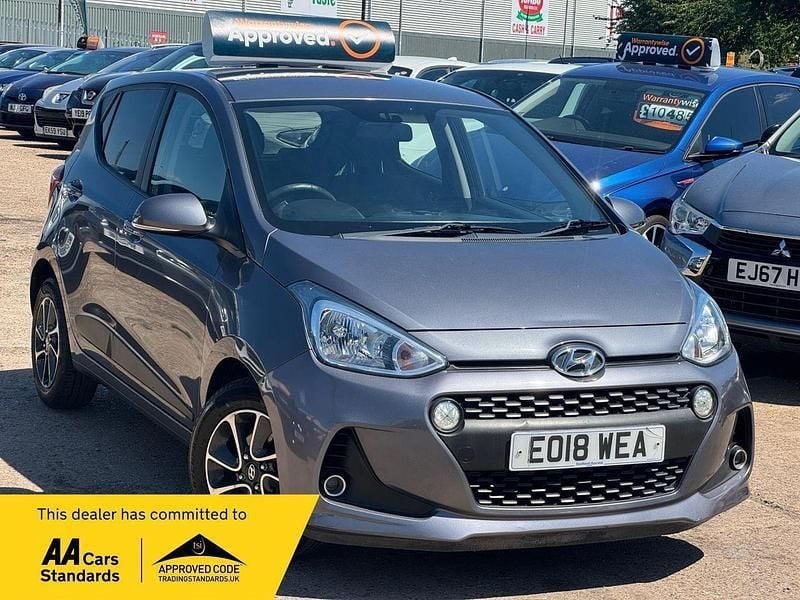 Grey Used 2018 Hyundai i10 Premium Hatchback | £7,975 (Good price) - Image 1/3