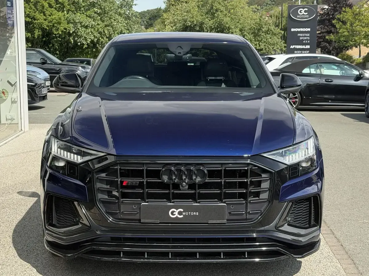 Used Audi Q8 S-Line 286 HP (210 kW) 2020 Blue SUV