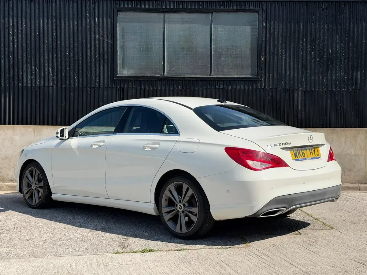 Used Mercedes CLA200 2017 White Coupe
