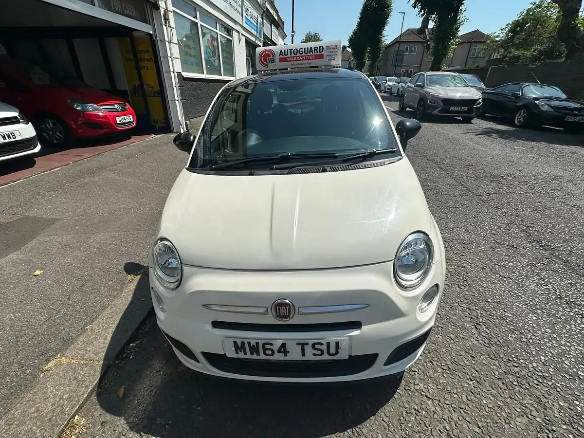 Used Fiat 500 S 69 HP (50 kW) 2015 White Hatchback