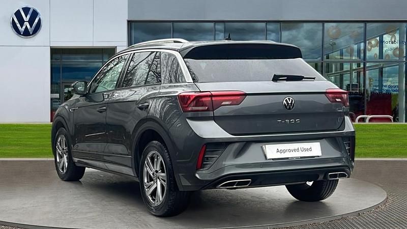 Begagnad VW T-Roc R-line 150 HK (110 kW) 2023 Grå SUV