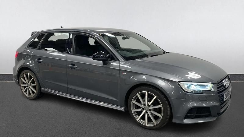 Used Audi A3 Black Edition 116 HP (85 kW) 2019 Grey Sedan