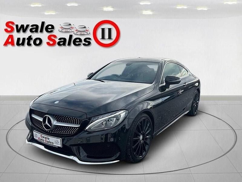 Used Mercedes C200 AMG line 184 HP (135 kW) 2016 Black Coupe