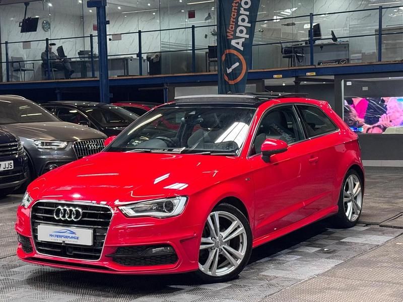 Red Used 2013 Audi A3 S-Line Hatchback | £9,995 (Expensive) - Image 1/4