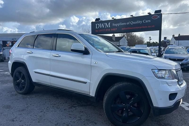White Used 2012 Jeep Grand Cherokee Overland SUV | £5,890 - Image 1/1