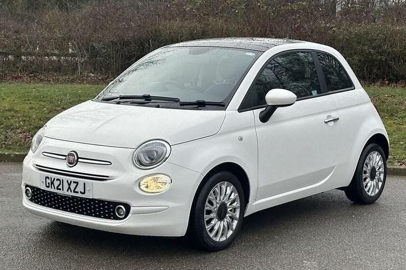White Used 2021 Fiat 500 Lounge Hatchback | £8,000 (Good price) - Image 1/1