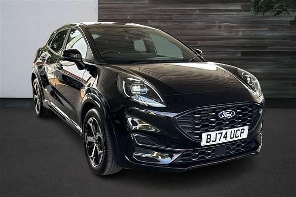 Black Used 2024 Ford Puma Gen-E ST-Line SUV | £20,959 - Image 1/4
