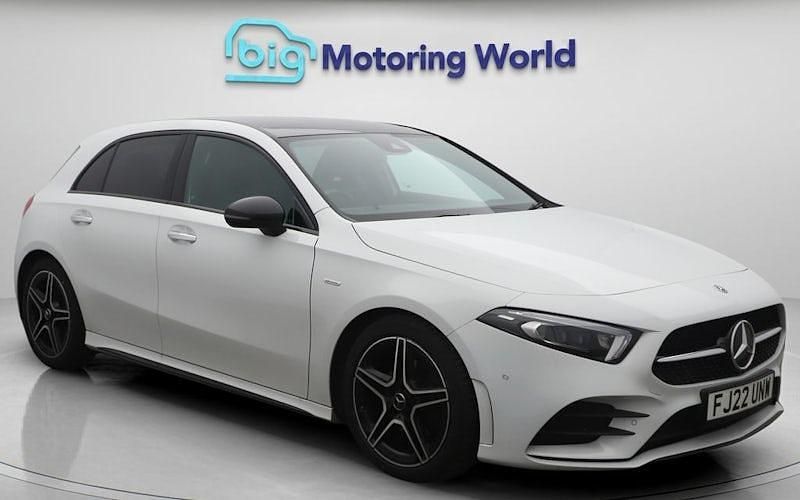 Used 2022 Mercedes A200 AMG line Hatchback | £23,525 (Expensive) - Image 1/4