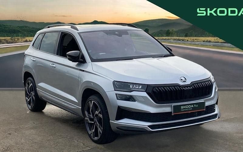 Silver Used 2025 Skoda Karoq SportLine SUV | £27,165 (Fair price) - Image 1/4