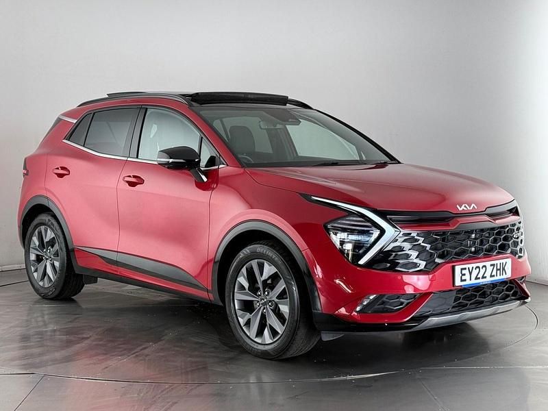 Red Used 2022 Kia Sportage GT-Line S SUV | £22,000 (Good price) - Image 1/3