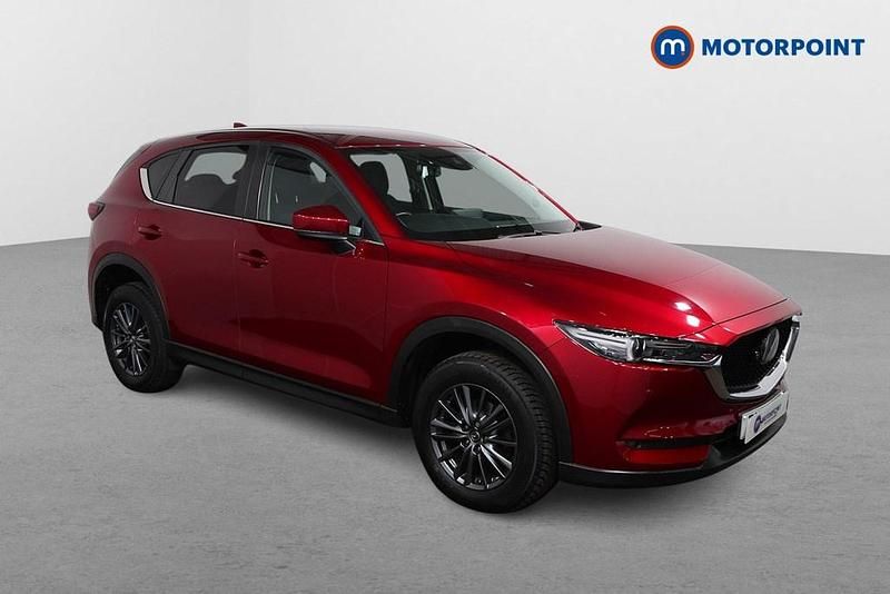 Red Used 2021 Mazda CX-5 SUV | £15,599 (Fair price) - Image 1/4