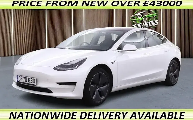 Used Tesla Model 3 Standard Range 180 kW (245 HP) 2020 Sedan