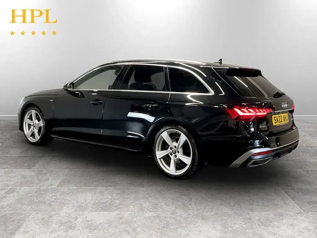 Used Audi A4 S-Line 150 HP (110 kW) 2022 Black Estate