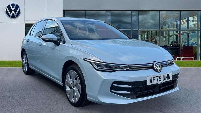 Crystal ice blue metallic New 2025 VW Golf VIII Match Hatchback | £26,510 (Super price) - Image 1/4
