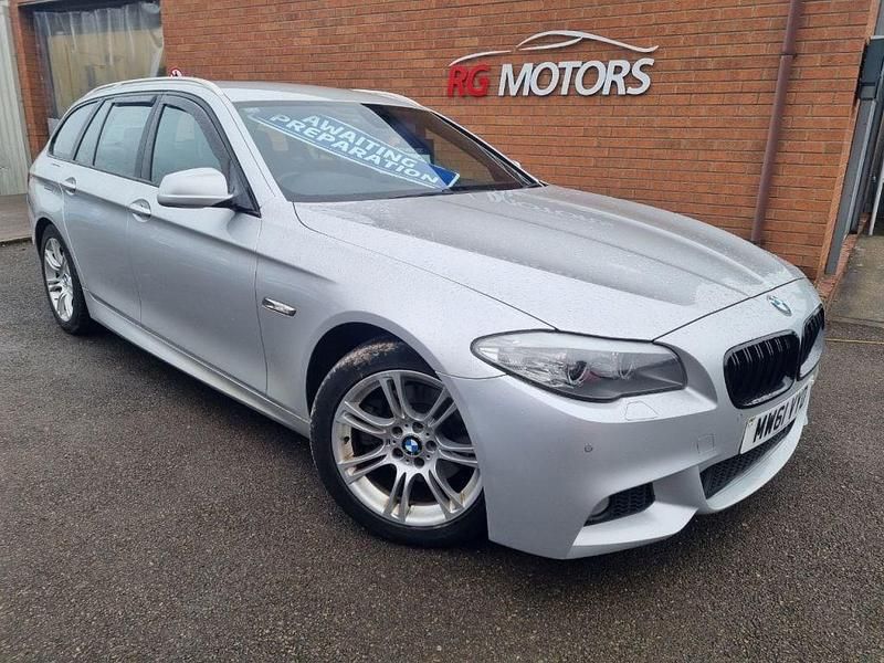 Silver Used 2012 BMW 520 M Sport Estate | £6,495 (Fair price) - Image 1/4