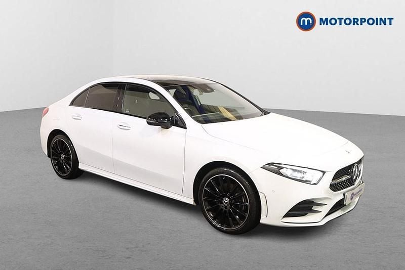Used Mercedes A250 AMG Line Premium Plus 218 HP (160 kW) 2022 White Sedan