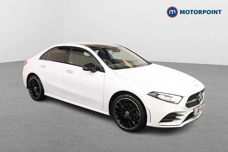 White Used 2022 Mercedes A250 AMG Line Premium Plus Sedan | £23,049 (Expensive) - Image 1/4