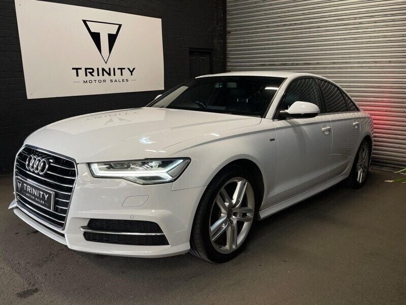 Used Audi A6 S-Line 190 HP (139 kW) 2015 White Sedan