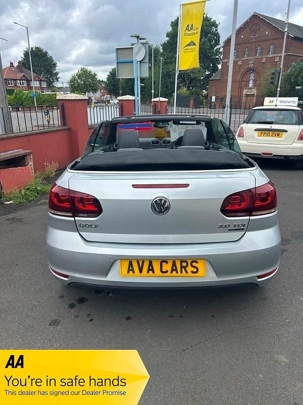 Used VW Golf Cabriolet GT 140 HP (102 kW) 2012 Silver Cabriolet