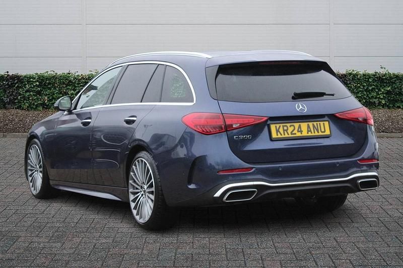 Used Mercedes C300 AMG Line Premium 2024 Blue Estate