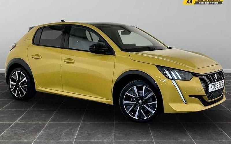 Yellow Used 2020 Peugeot 208 GT-line Hatchback | £11,795 (Good price) - Image 1/2
