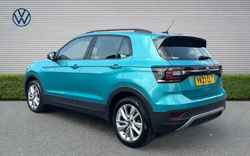 Used VW T-Cross SE 110 HP (80 kW) 2023 Makena turquoise premium metallic SUV
