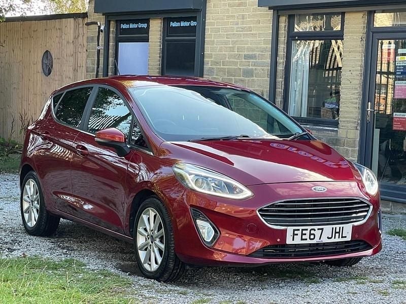 Red Used 2017 Ford Fiesta Titanium Hatchback | £6,990 (Super price) - Image 1/4