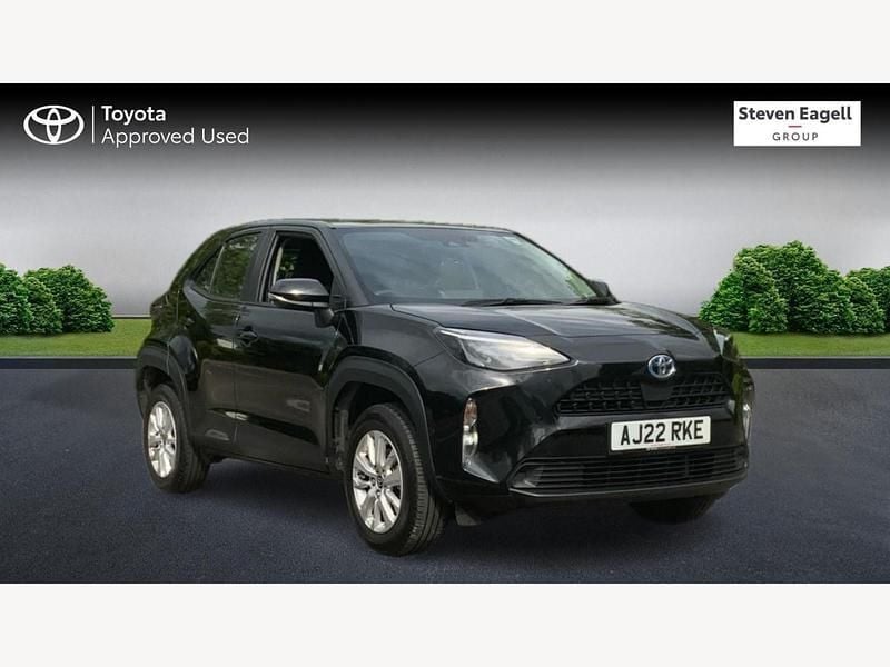Black Used 2022 Toyota Yaris Hybrid Hatchback | £20,371 (Expensive) - Image 1/3